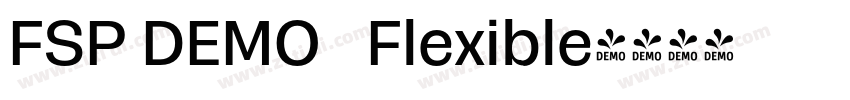FSP DEMO   Flexible字体转换